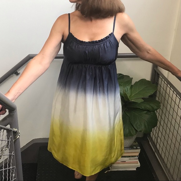 Ann Taylor Loft Tie Dye Summer Dress 